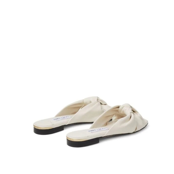 NEW Jimmy Choo Avenue Leather Sandals - Picture 3 of 10